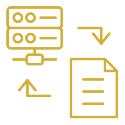 Networking and file transfer illustration