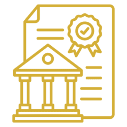 Certification and institutional architecture illustration