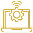 Digital connectivity and settings icon