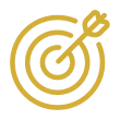 Target with arrow icon